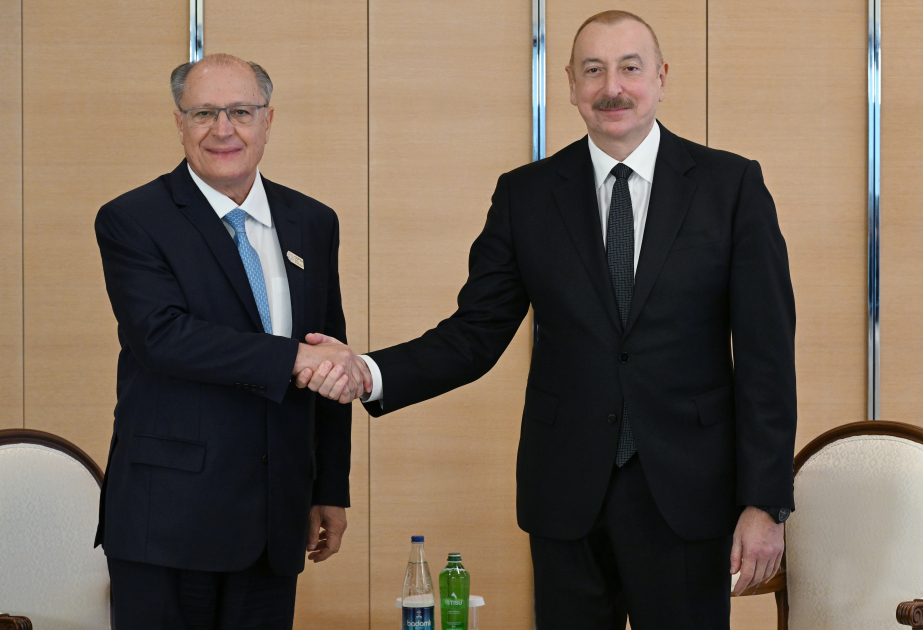 Prezident İlham Əliyev Braziliyanın vitse-prezidenti ilə görüşüb - YENİLƏNİB