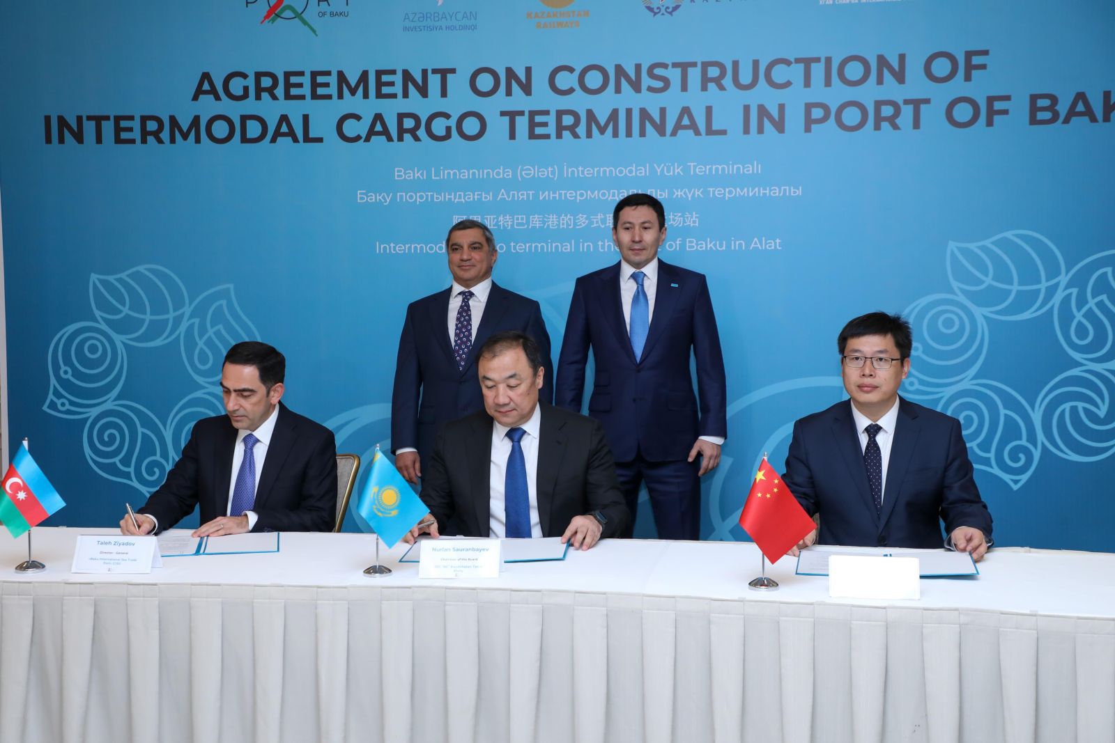 Azərbaycan, Qazaxıstan və Çin Bakı Limanında yeni İntermodal Yük Terminalının inşası üçün birgə müəssisə yaradıb - YENİLƏNİB