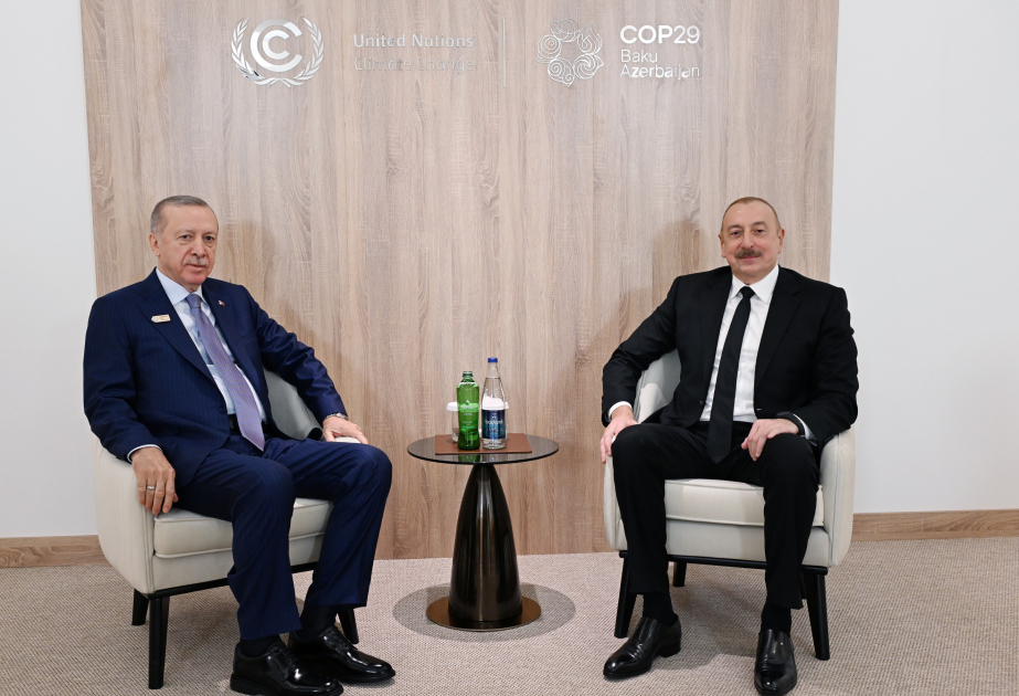 Prezident İlham Əliyev Türkiyə Prezidenti ilə görüşüb- YENİLƏNİB