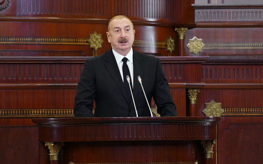 Prezident: "Ermənistanı silahlandıranlar bilməlidirlər ki, bütün gələcək hadisələrə görə birbaşa onlar cavabdehlik daşıyacaqlar"