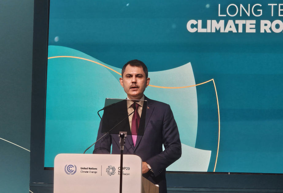 Murat Kurum: Türkiyə iqlim dəyişikliyinin mənfi təsirlərini fürsətə çevirmək qabiliyyətinə malikdir