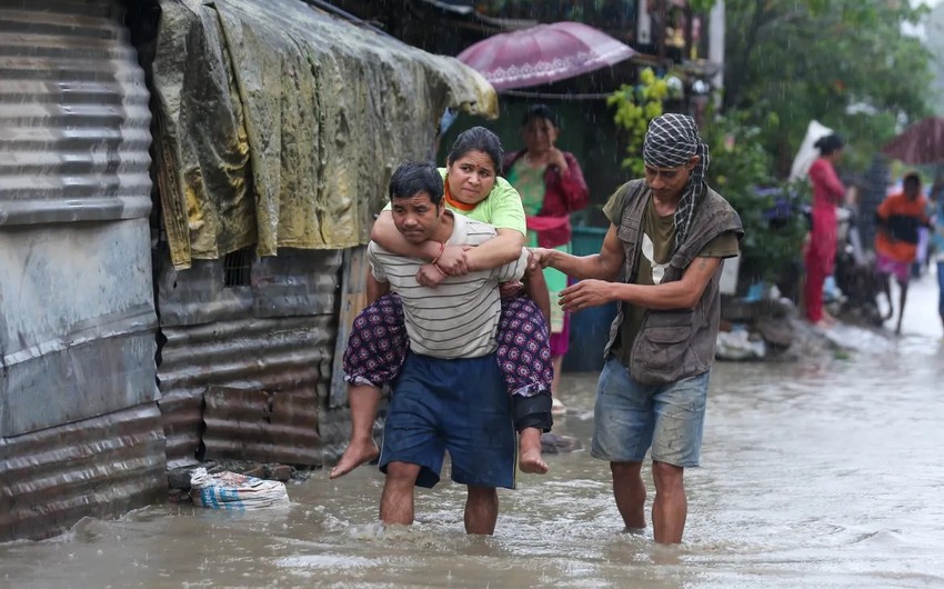 Nepalda daşqınlar nəticəsində ölənlərin sayı 200-ə çatır