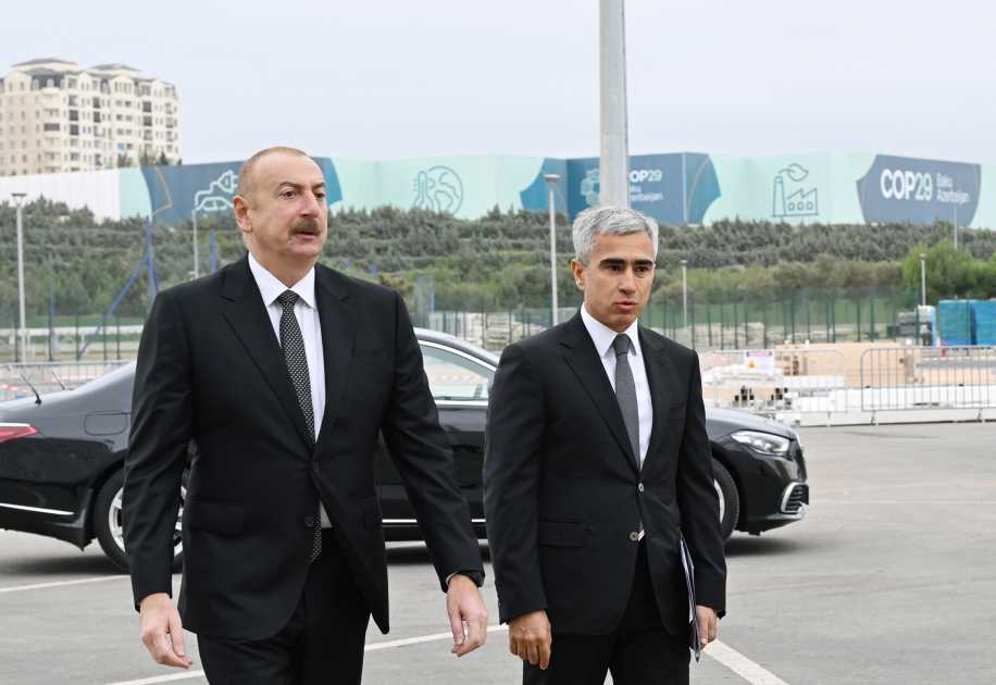 Prezident Olimpiya Stadionunun ərazisində COP29-a hazırlıqla bağlı görülən işlərlə tanış olub - YENİLƏNİB