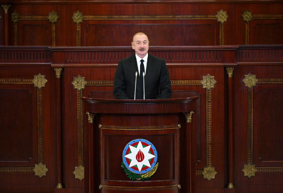Prezident İlham Əliyev: "Quru sərhədlərimizin bağlı olması bizi çox böyük fəlakətlərdən xilas etdi"