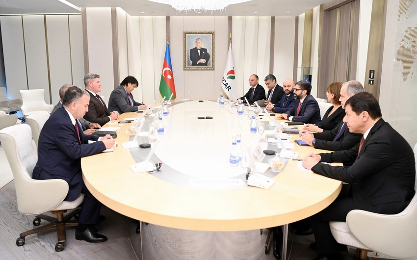 SOCAR “Chevron” ilə dekarbonizasiya məsələlərini müzakirə edib - FOTO