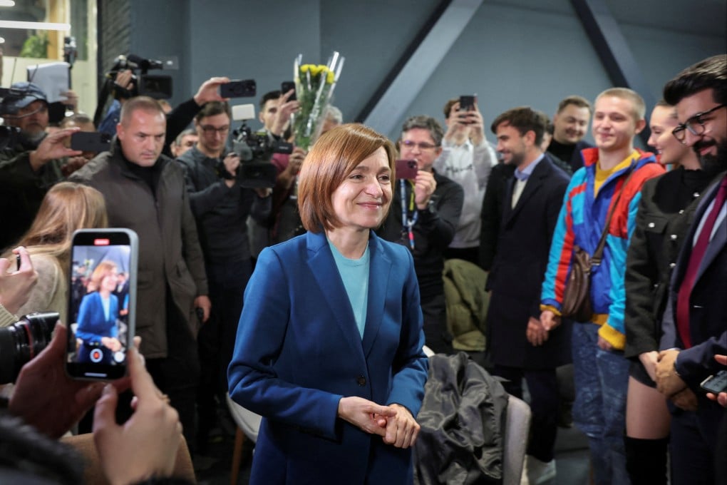 Sandu Moldovada keçirilən prezident seçkilərində qalib gəldiyini bəyan edib