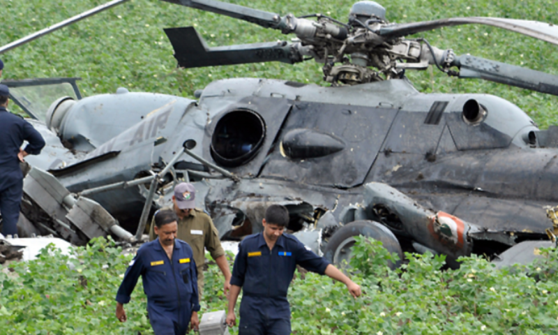 Kolumbiyada hərbi helikopter qəzaya uğrayıb, 8 hərbçi ölüb