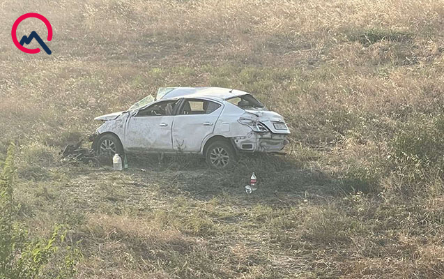Nəsiman Yaqublunun qəzaya düşdüyü maşın - FOTO