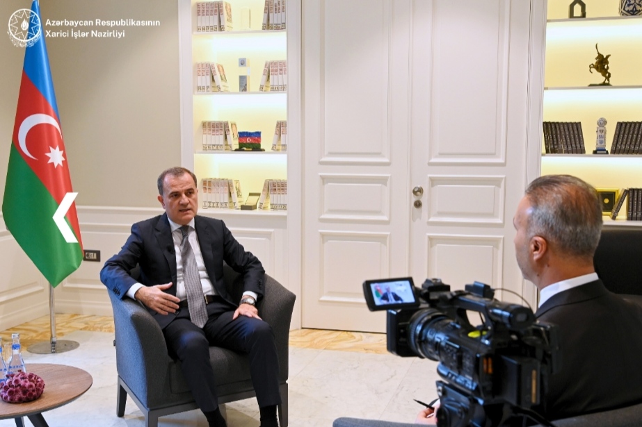 Ceyhun Bayramov Türkiyənin Anadolu Agentliyinə müsahibə verib - VİDEO