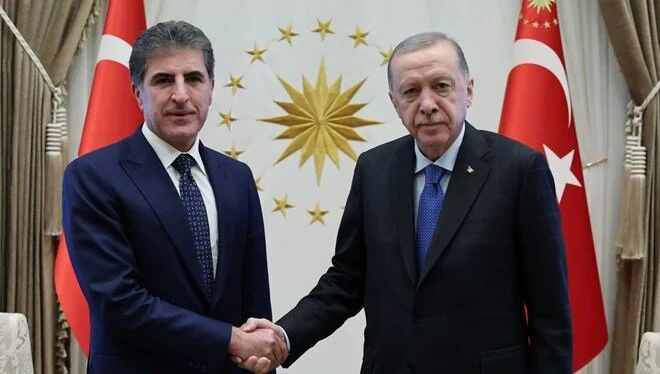 Prezident Ərdoğan Bərzanini qəbul edib