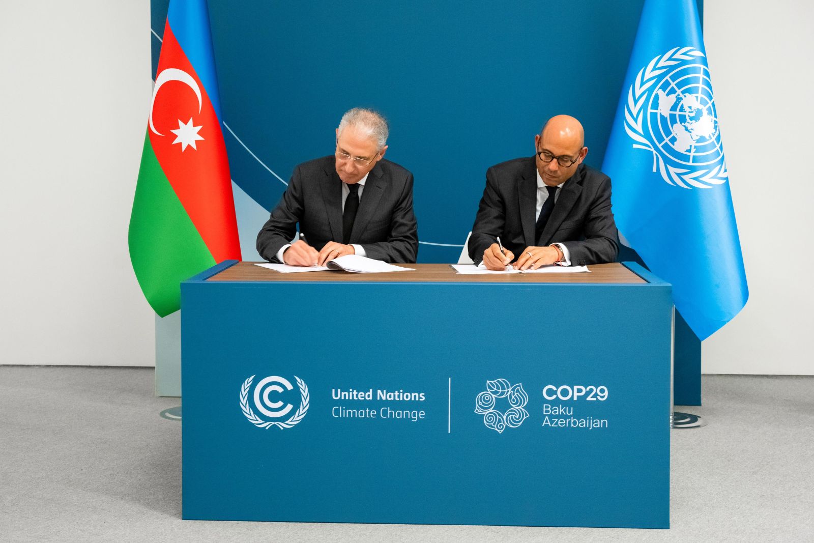 Azərbaycan və UNFCCC arasında Anlaşma Memorandumu imzalandı - FOTO
