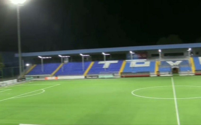 Tovuz şəhər stadionunda işıqlandırma ilə bağlı problem həll edilib
