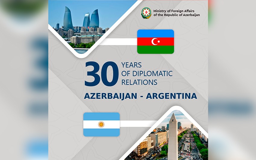 Azərbaycan XİN: Argentina ilə əlaqələrin daha da möhkəmlənməsinə ümid edirik