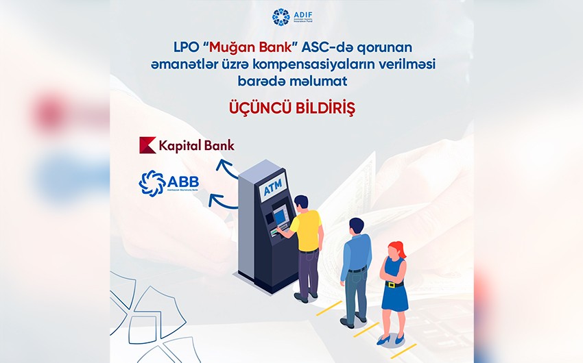 “Muğanbank”ın əmanətçilərinə kompensasiyaları bu banklar ödəyəcək