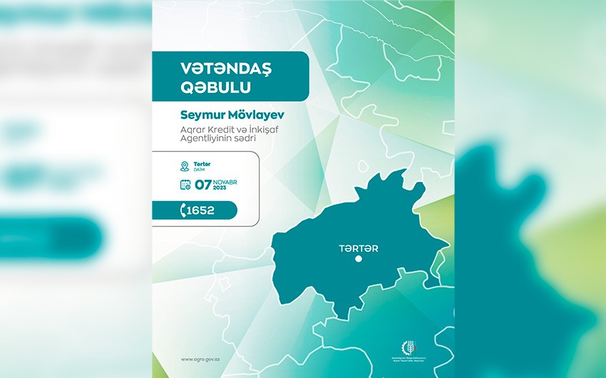 AKİA sədri Tərtərdə vətəndaşları qəbul edəcək