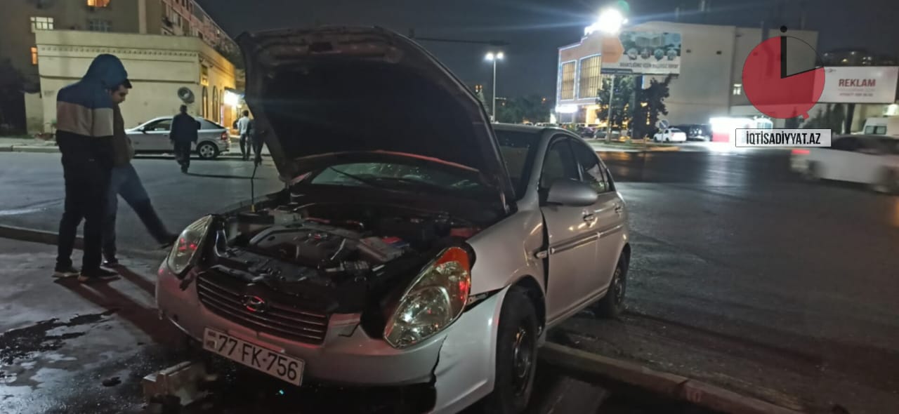 Sumqayıtda yol qəzası olub, 2 nəfər xəsarət alıb - FOTO 