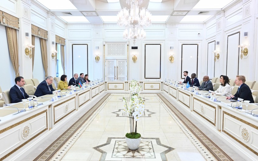 Sahibə Qafarova BMT Baş Assambleyasının 78-ci sessiyasının prezidenti ilə görüşüb