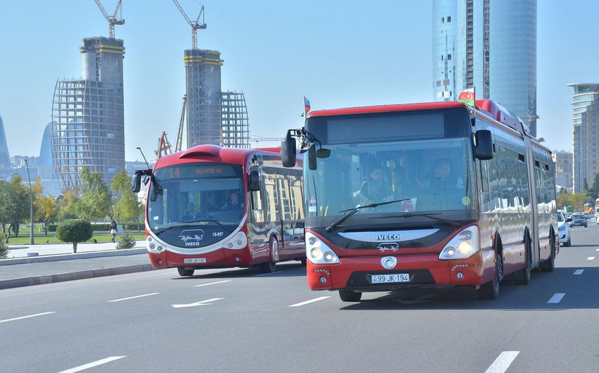 Sabahdan Bakıda bu avtobusların hərəkət sxemi dəyişdiriləcək - SİYAHI