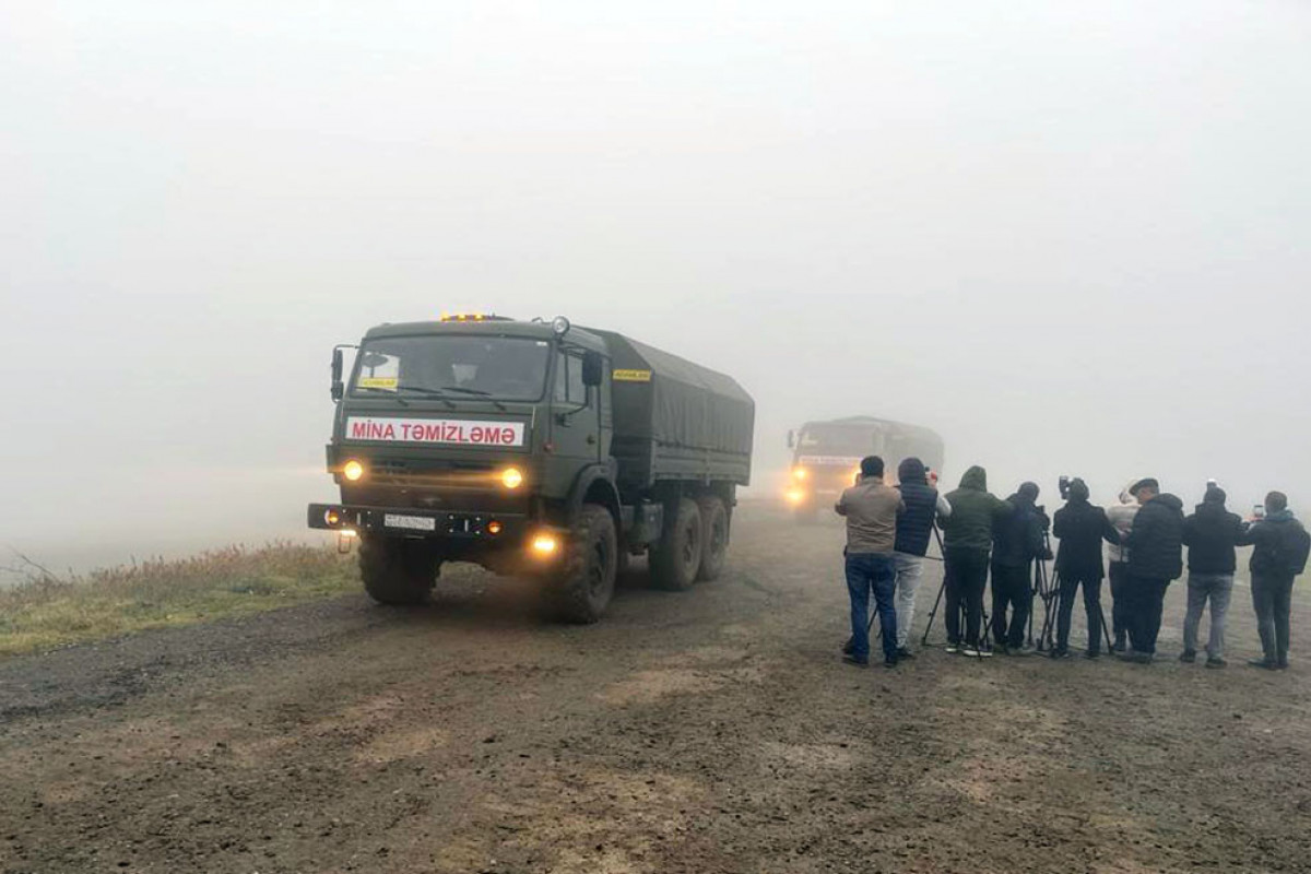 MN: "Azad edilmiş ərazilərdə bu ay 134 ha minalardan təmizlənib" - VİDEO