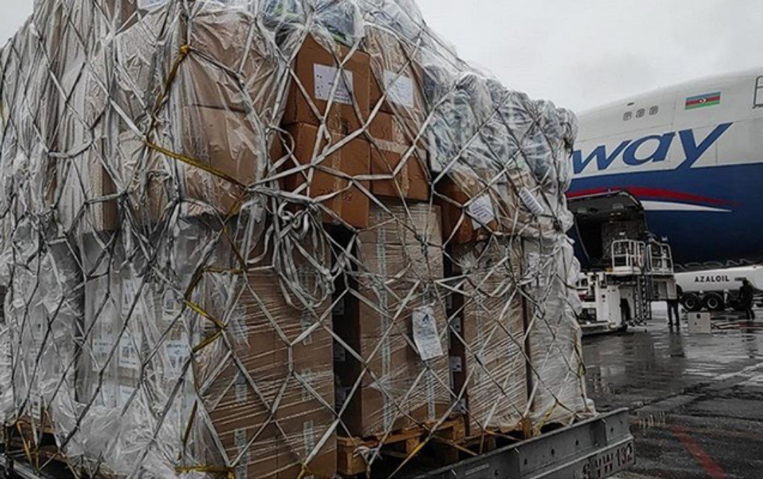 Azərbaycan növbəti dəfə Ukraynaya humanitar yardım göndərib