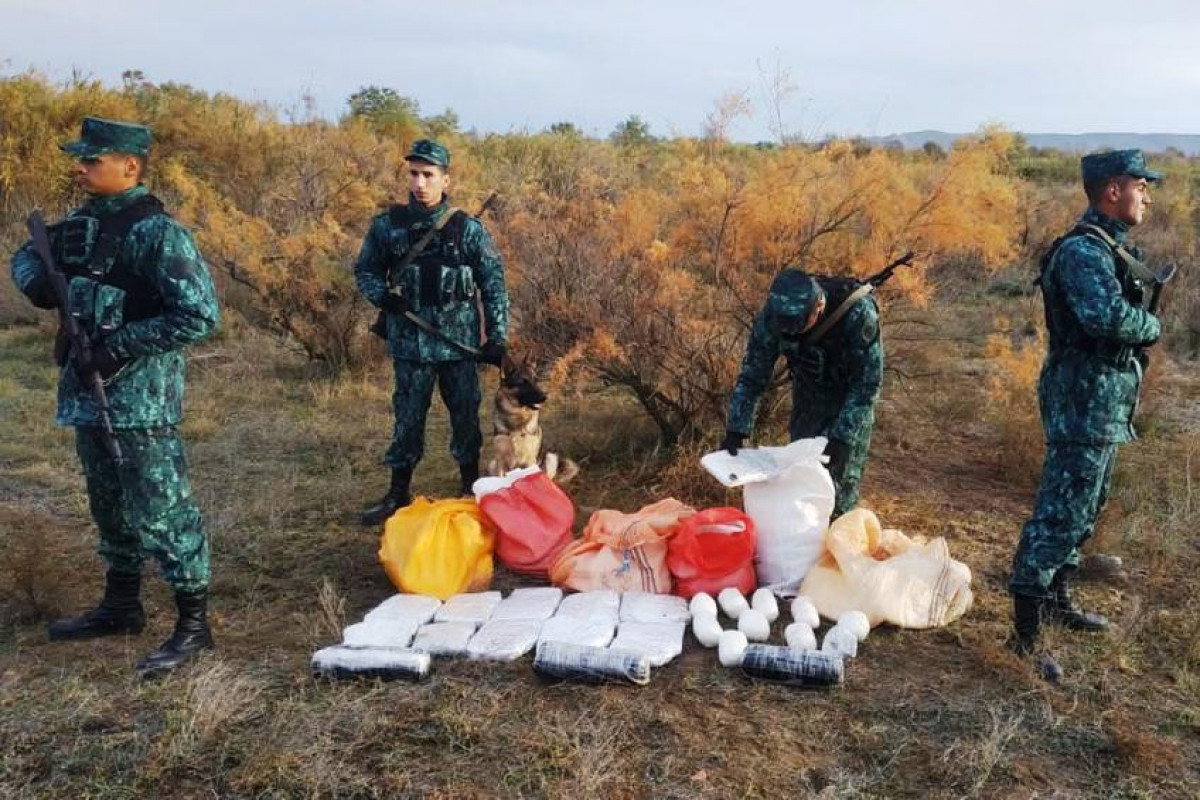 Ötən ay sərhəddə 191 kq narkotik, 5,5 milyon manatlıq qaçaqmal aşkarlanıb