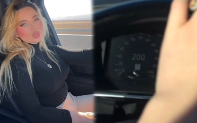 “Range Rover”i 200-lə sürən qız polisin yaydığı videoları paylaşan səhifələri bağlatdırır - VİDEO