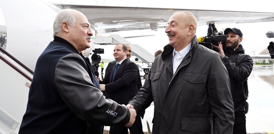 Aleksandr Lukaşenko Füzuli rayonuna gedib