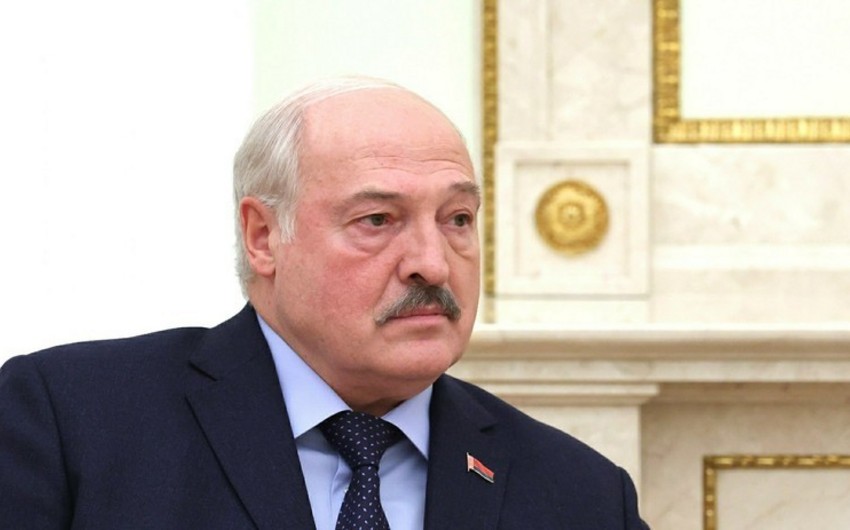 Aleksandr Lukaşenko Füzuli rayonuna gedib