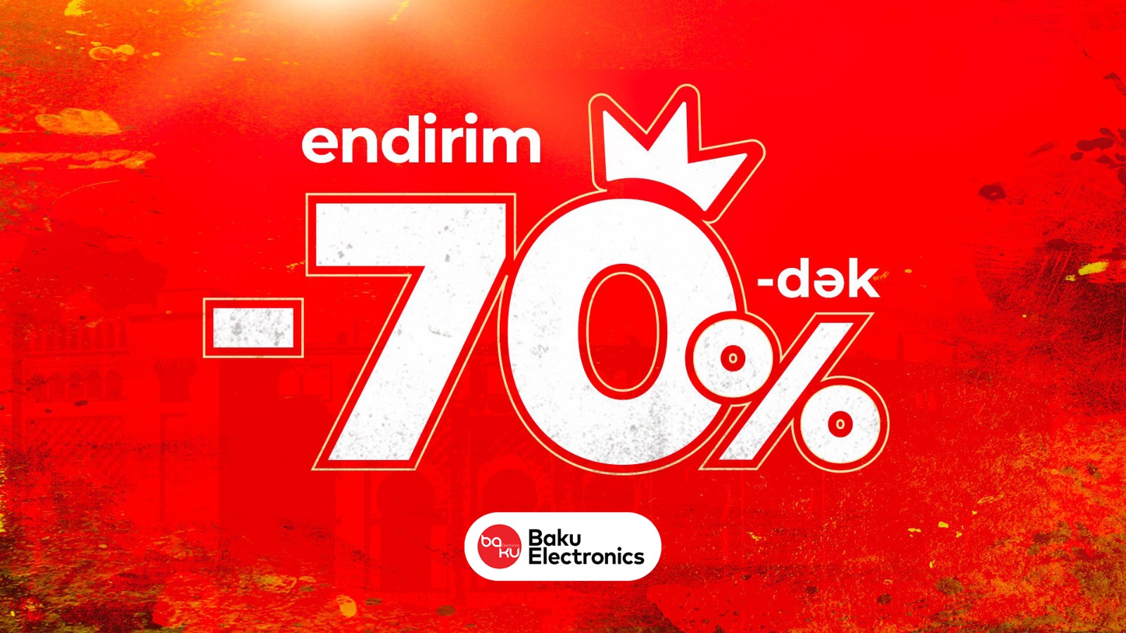 70 %-dək endirimlə meydan qırmızının olacaq!