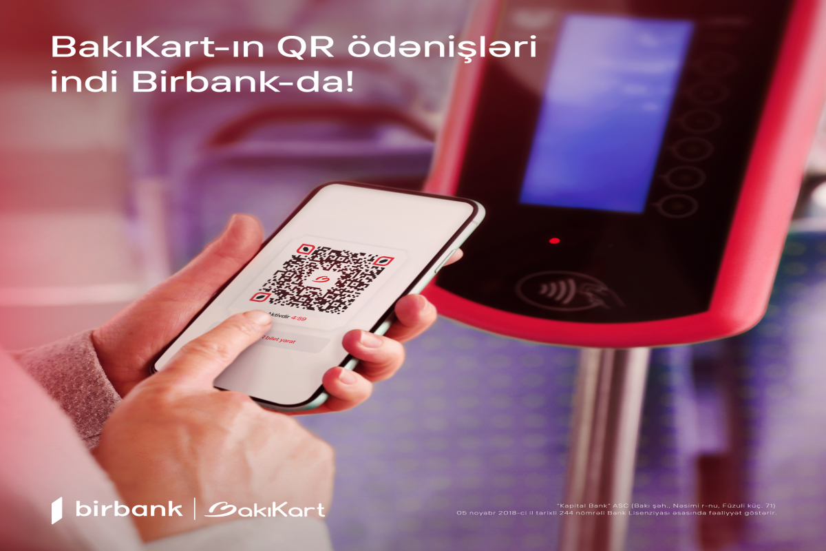 Birbank-dan daha bir yenilik: metro və avtobuslarda rahat ödəmə imkanı