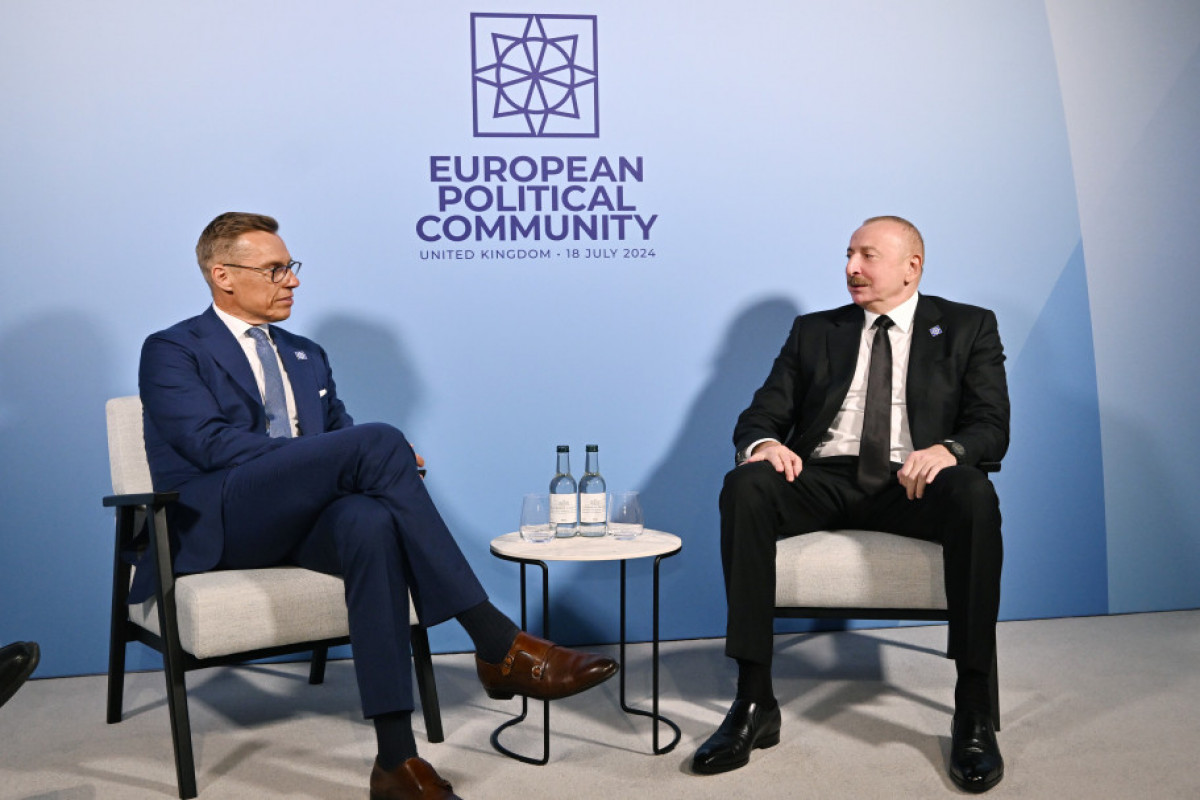 Azərbaycan Prezidenti İlham Əliyev Oksfordda Finlandiya Prezidenti ilə görüşüb - YENİLƏNİB