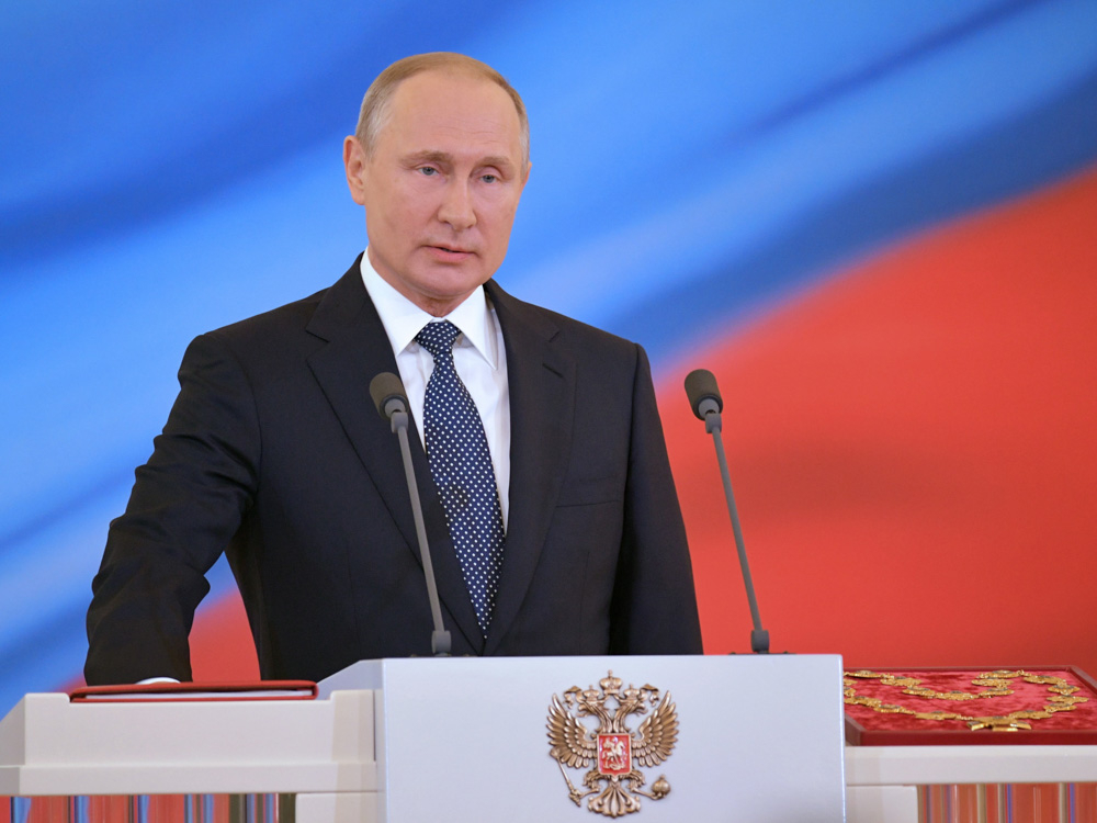 Putin 5-ci dəfə Rusiya prezidenti olmaq üçün sabah and içəcək