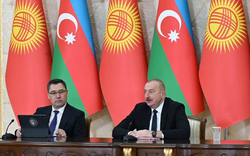 Prezident: "Azərbaycanla Qırğızıstan arasında ticarət dövriyyəsinin artması tendensiyası mövcuddur"