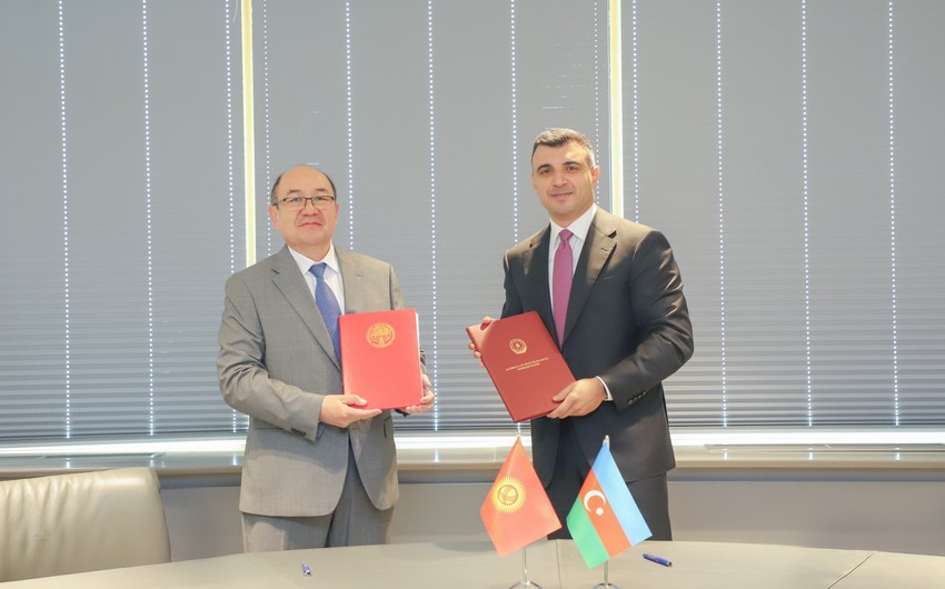 Azərbaycan və Qırğızıstan mərkəzi bankları arasında Anlaşma Memorandumu imzalandı