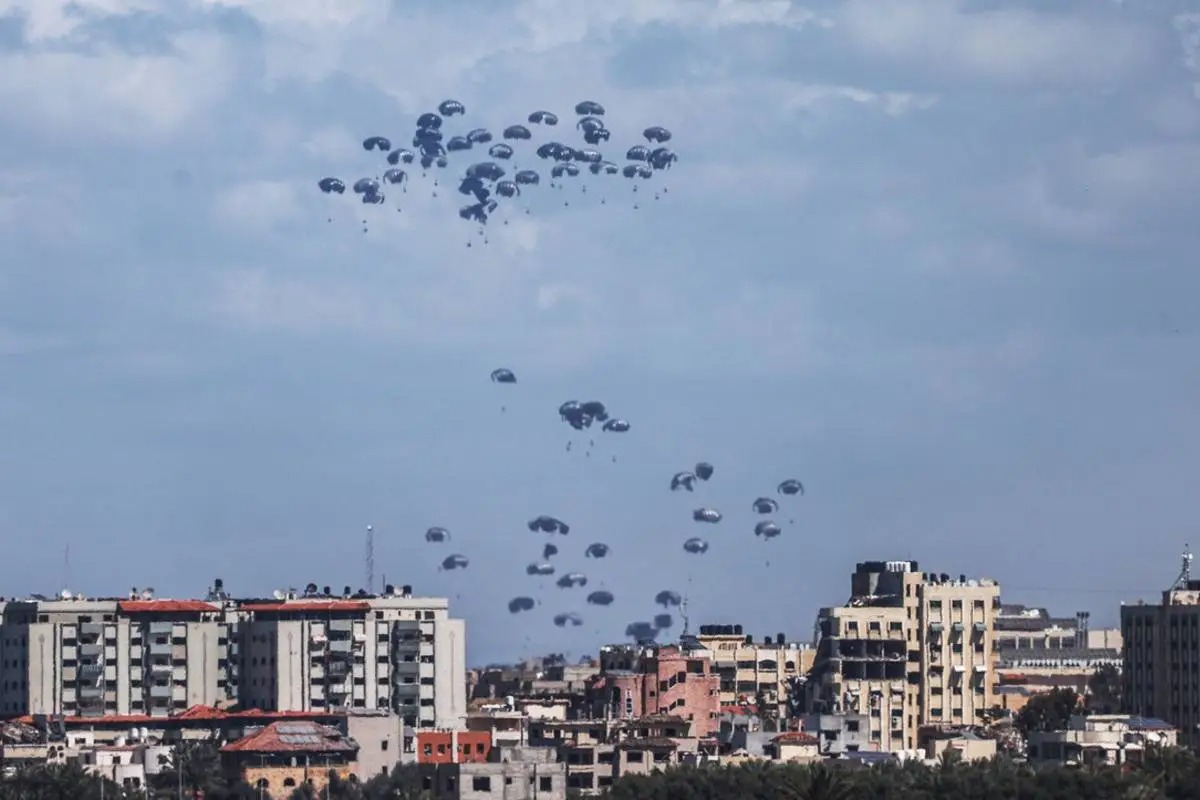 ABŞ Qəzzaya yeni humanitar yardım çatdırıb