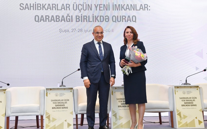 Nazir Qarabağda ilk biznes quran sahibkarları təbrik edib