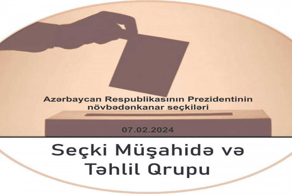 Seçki Müşahidə və Təhlil Qrupu Koalisiyası: "Müşahidəçilərə qarşı heç bir maneə qeydə alınmayıb"