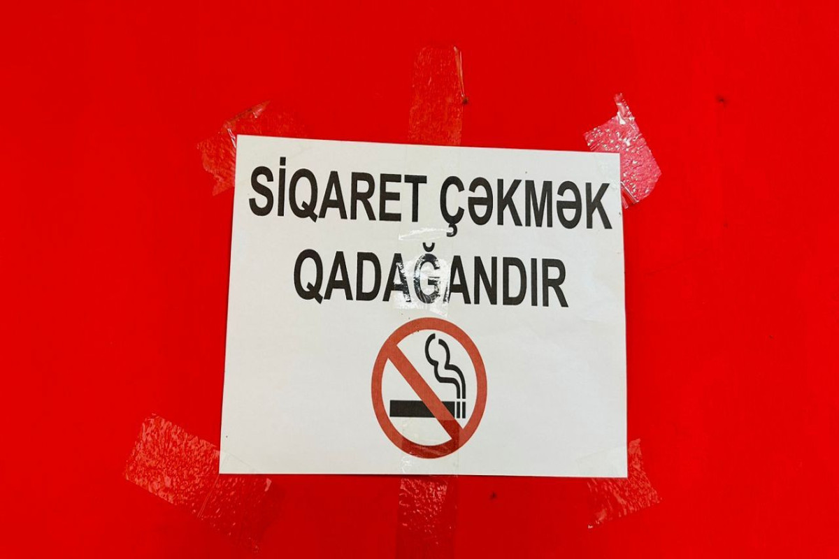 Qadağan olunan yerlərdə tütündən istifadə edənlər cəzalandırılıb