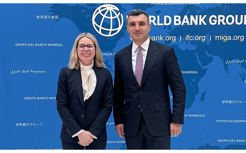 Azərbaycan və Dünya Bankı birgə həyata keçiriləcək layihələri müzakirə edib